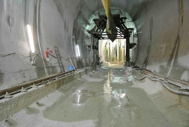 Il tunnel è pieno d'acqua, così i lavori del passante si sono fermati