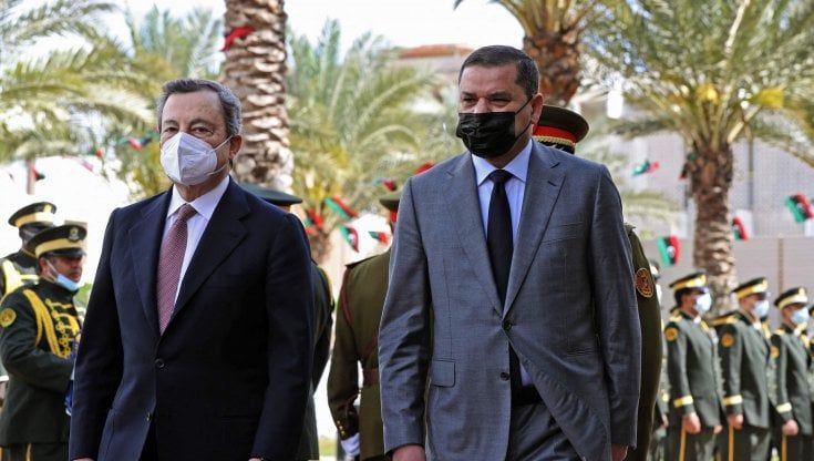 Draghi a Tripoli: "La partnership Italia- Libia sia guida per il futuro"
