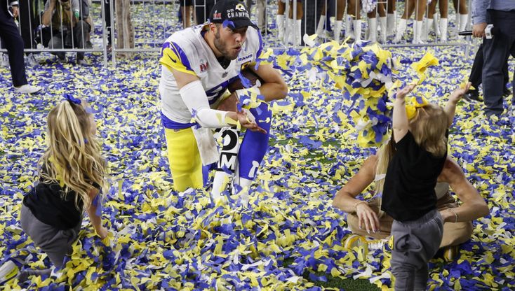 Super Bowl, la gioia dei Rams campioni