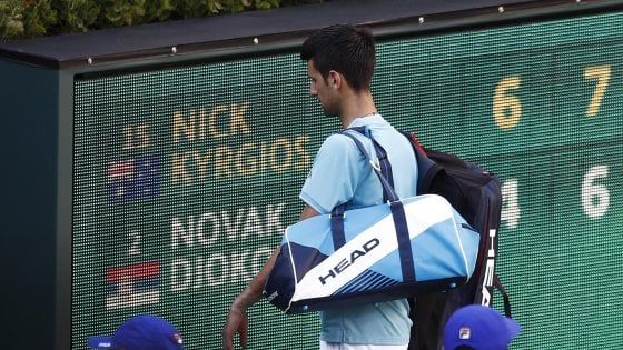 Tennis, Indian Wells: Kyrgios elimina ancora Djokovic, Federer batte Nadal e vola ai quarti