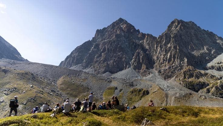Monviso, il ghiacciaio è già nel Po