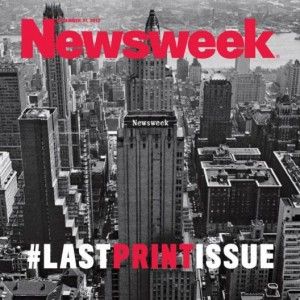 La retromarcia di Newsweek: nel 2014 torna alla carta