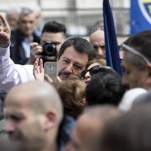 Elezioni, il tour emiliano di Salvini tocca Fidenza 