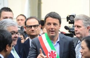 Renzi a Giorgio Napolitano<br />"Auguri di buon lavoro"