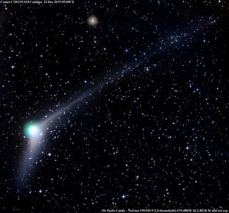 Obiettivi sulla cometa Catalina, ecco come osservarla
