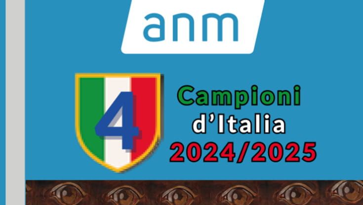 Napoli, l'Anm celebra il quarto scudetto azzurro con un biglietto speciale