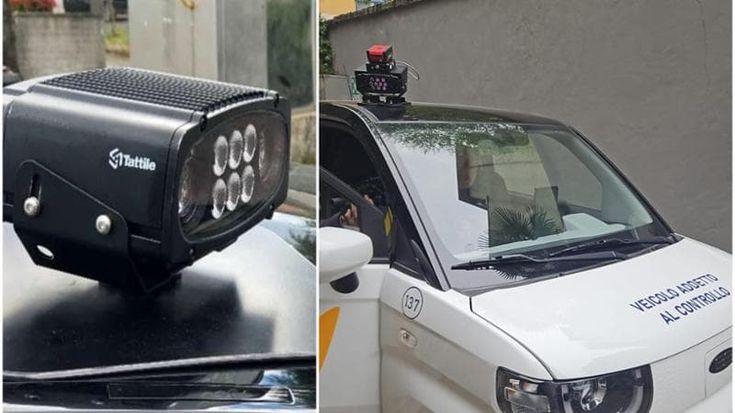 Contro i furbetti del parcheggio a Como arriva Birba: minicar elettrica che controlla le targhe