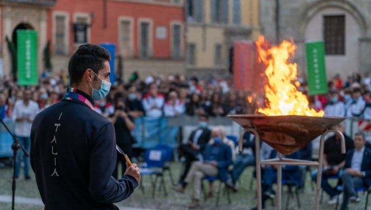 Parma, in piazza Duomo la cerimonia inaugurale dei campionati italiani Cadetti di atletica