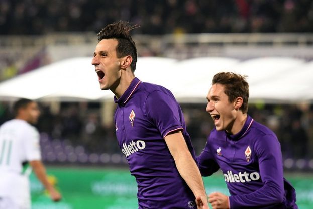 Fiorentina, gol e gioia per Kalinic
