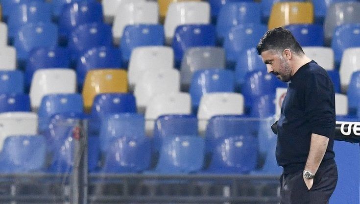 Napoli, Gattuso vuol lasciare con la Champions. De Laurentiis, nessun ripensamento