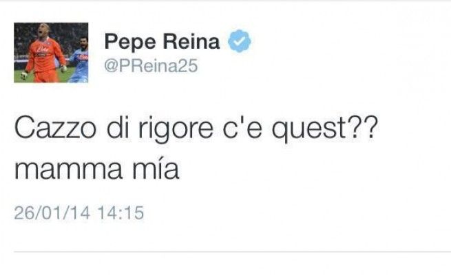 Polemica su twitter<br />tra Reina e i romanisti