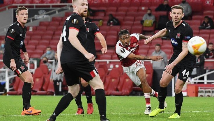 Europa League: tris dell'Arsenal al Dundalk, Giovagnoli si sveglia dal sogno. Tottenham ko ad Anversa