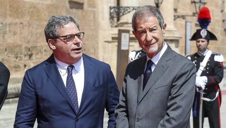 Il "fascista" e l'ex comunista: Musumeci e Micciché, eterni rivali