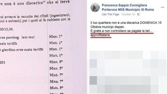 Roma, la gaffe della consigliera grillina: "Portate gli ingombranti lì, non controllano se pagate la Tari"