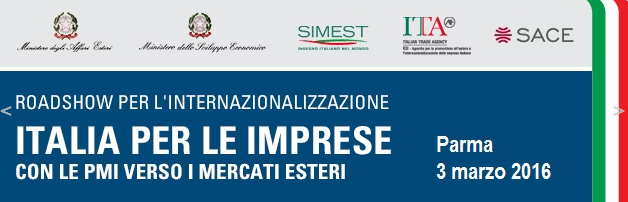 Pmi verso i mercati esteri: a Parma il roadshow dell'Ice