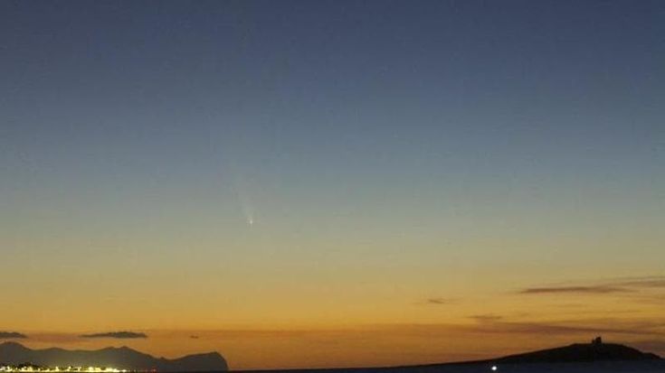 Le spettacolari foto della cometa del secolo vista da Barcarello