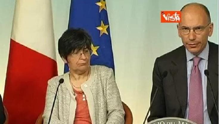  Dl contro femminicidio, Letta ringrazia l'ex ministro Josefa Idem 
