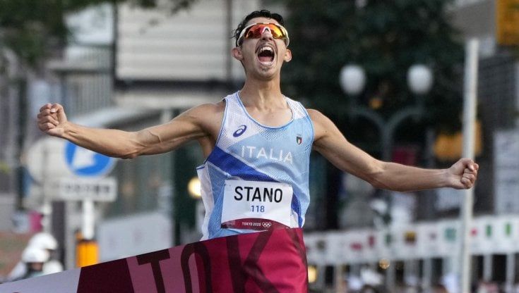 Massimo Stano oro nella 20 km di marcia