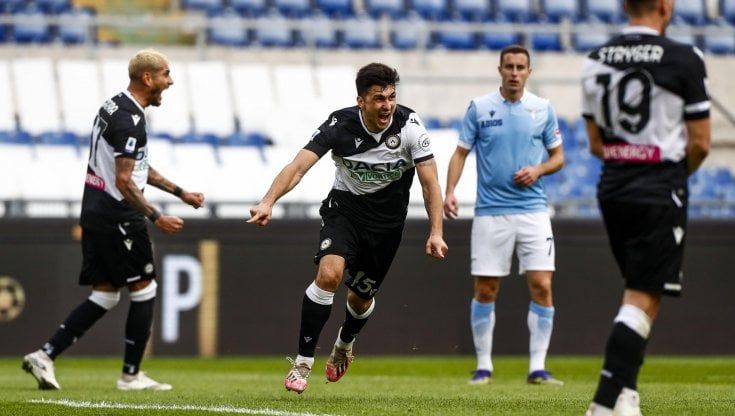 Lazio-Udinese 1-3: colpo dei friulani all'Olimpico