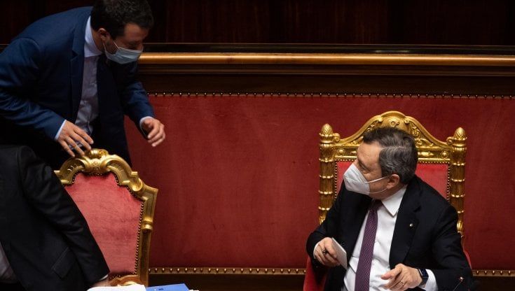 Governo, Draghi incontra Salvini. Il leader della Lega: "Con il premier rapporto leale, chiesto aumento capienza per le discoteche"