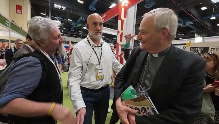 Arena Robinson, Zuppi scherza con Celestini: "Pure tu a Repubblica?" e scatta la gag