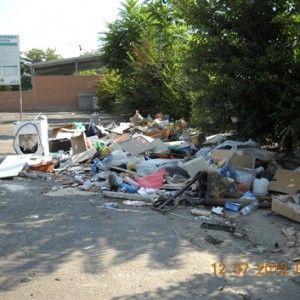 Discarica abusiva in via Lazio <br />denunce per traffico illecito di rifiuti