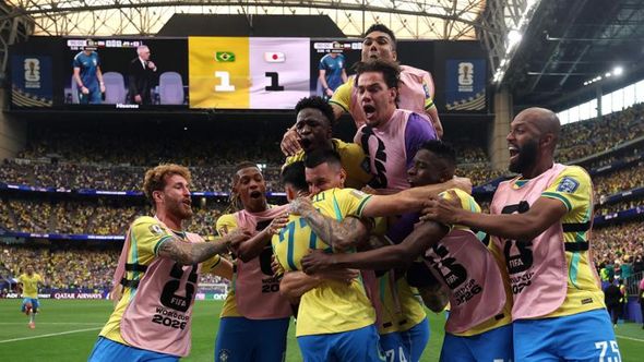La rimonta di Ancelotti: il Brasile nel panico col Giappone, poi la ribalta con Martinelli al 95’