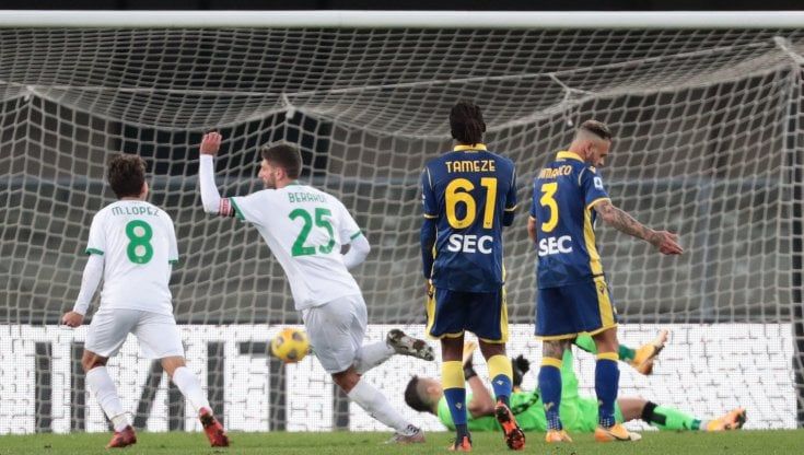 Verona-Sassuolo 0-2: Boga e Berardi lanciano i neroverdi in vetta