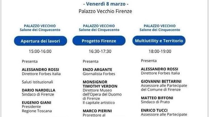 È l’8 marzo, c’è un convegno a Firenze: i 22 relatori sono tutti uomini
