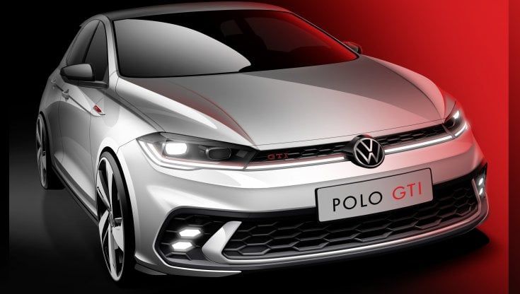 Polo GTI, l'anteprima in un bozzetto