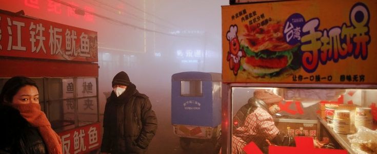 Nube tossica da record in Cina: lo Hebei in una cappa di smog  