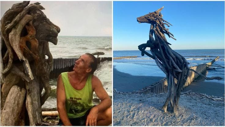 Enrico Menegatti, è morto l’artista del legno dei lidi ferraresi: “Continua a scolpire l’infinito”