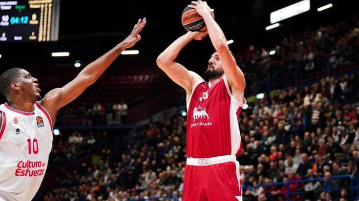 Eurolega, Milano riparte dopo 4 ko di fila: +31 al Valencia
