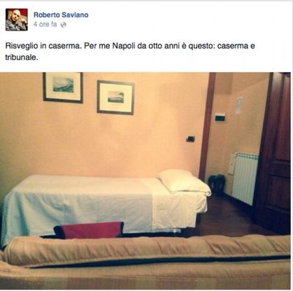 Il processo su Facebook, la sequenza di Saviano
