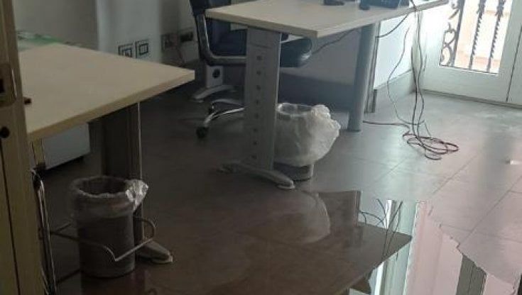 Comune, allagata la sede del Consiglio in via Verdi