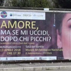 Potenza, nessun patrocinio del Comune per il manifesto contestato