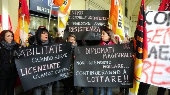 Scuola, maestre in sciopero l'8 gennaio