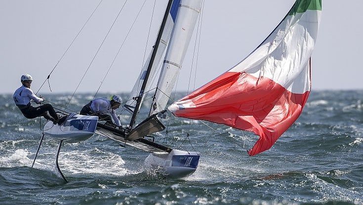 L'Italia della vela mette nel mirino due medaglie. Tita-Banti al comando nei Nacra 17