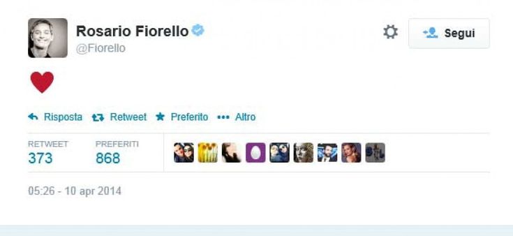 Fiorello torna su Twitter: un cuore e i fan si scatenano