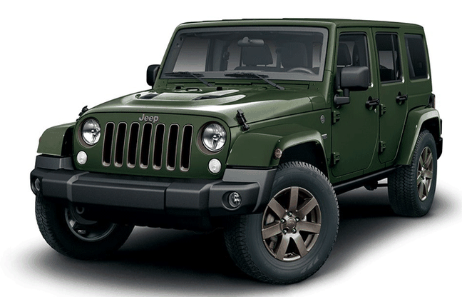 Jeep 75th Anniversary, c'è anche la Wrangler