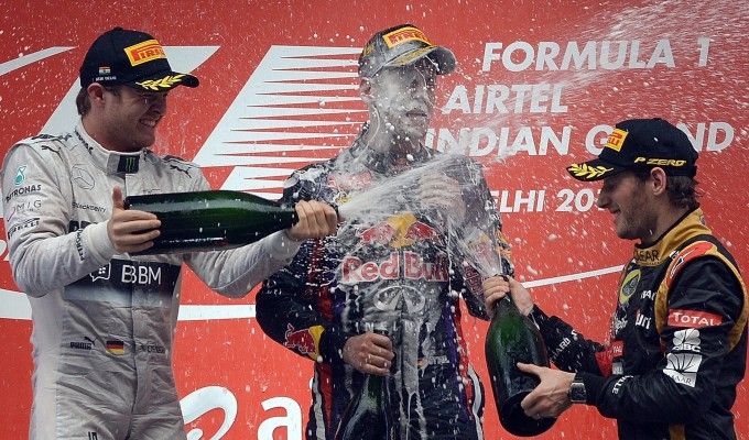 F1, Vettel in festa: "Ma non &egrave; stato facile come sembra"