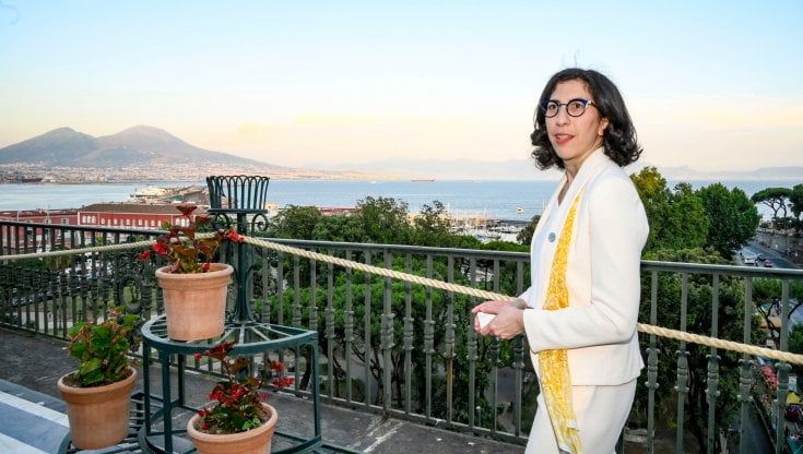 Rima Abdul Malak a Napoli: "Il mio primo viaggio da ministra della Cultura francese non poteva che essere in Italia"