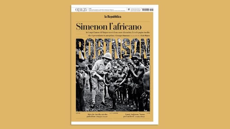 Vi racconto la mia Africa, i reportage di Simenon in esclusiva sul nuovo Robinson