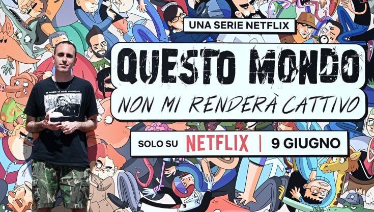 Zerocalcare, il commento alla nuova serie tv 'Questo mondo non mi renderà cattivo'