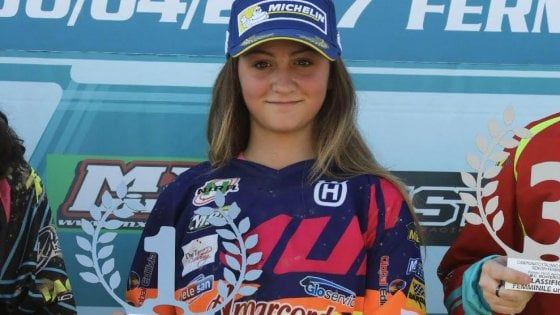 Motocross, a 13 è già una campionessa: Elisa Galvagno vince tra gli under 17