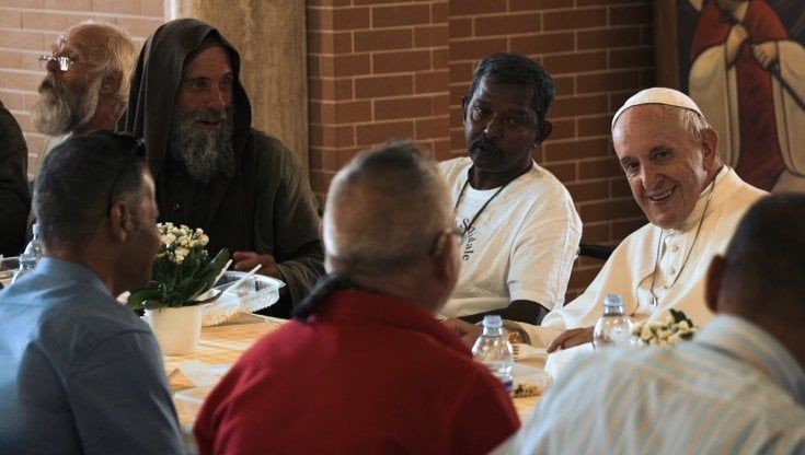 "Il pranzo di Francesco", il film sul Papa alla missione di Biagio Conte va al festival di Torino