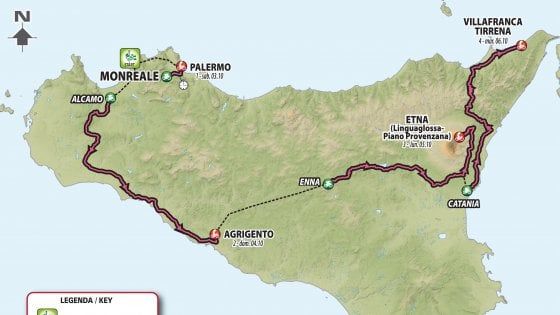 Il Giro d'Italia "riparte" dalla Sicilia, al via con la cronometro Monreale-Palermo