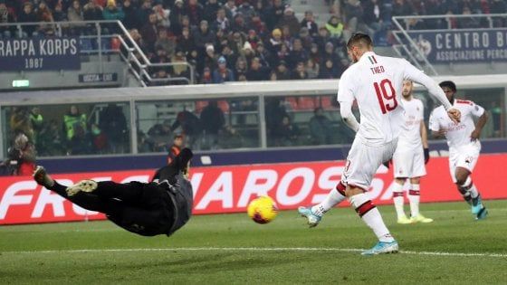 Il Bologna si sveglia tardi, al Dall'Ara vince il Milan 3-2