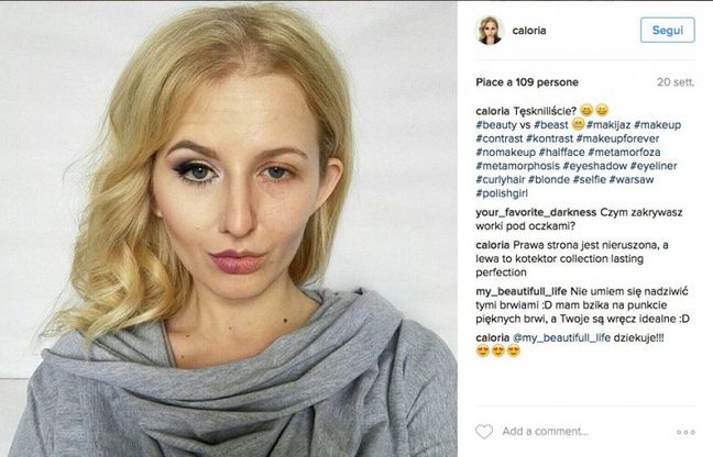 Double/face: storia di una donna con e senza make up