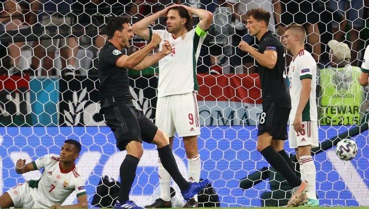 Europei, Germania-Ungheria 2-2: Goretzka salva i tedeschi, magiari eliminati sul più bello